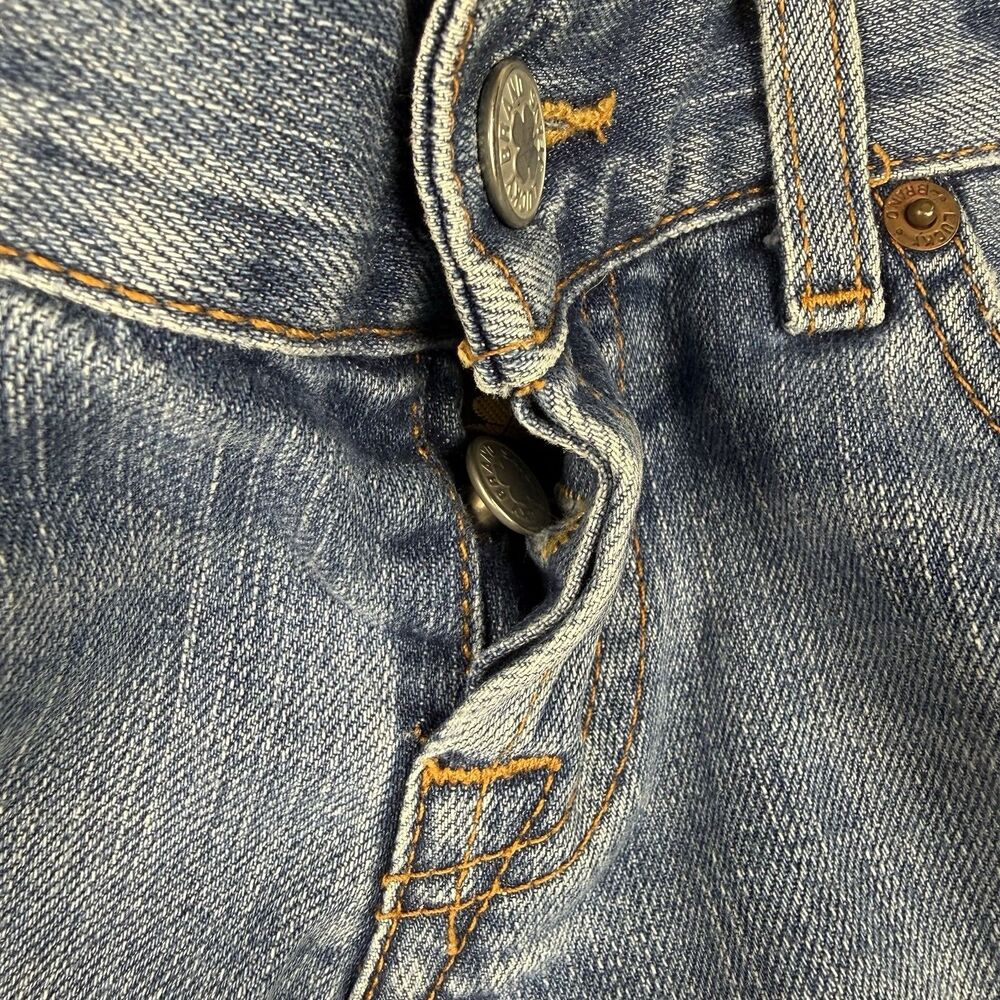 Lucky Brand Dungarees by Gene Montesano Women’s 0/25 USA Made Bootcut - Picture 5 of 10